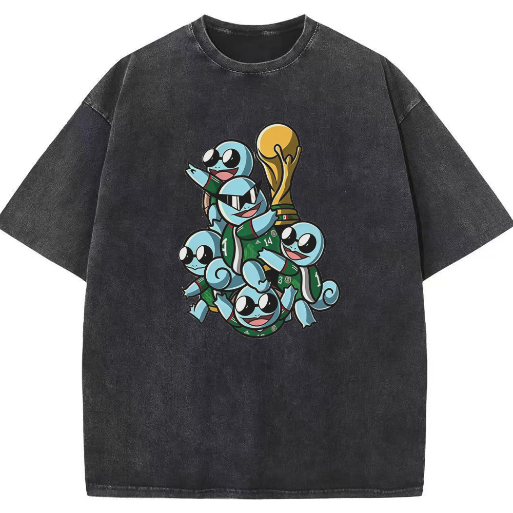 2026 World Cup Pokemon Mexico Squirtle Squad Graphic Tee