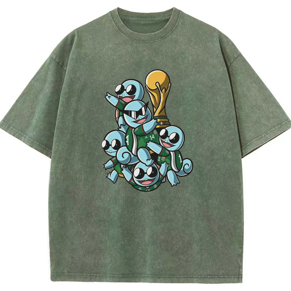 2026 World Cup Pokemon Mexico Squirtle Squad Graphic Tee