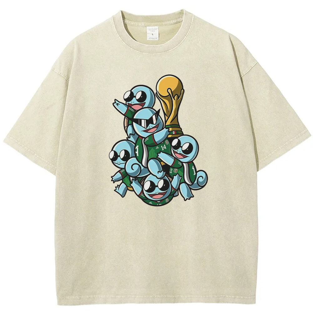 2026 World Cup Pokemon Mexico Squirtle Squad Graphic Tee