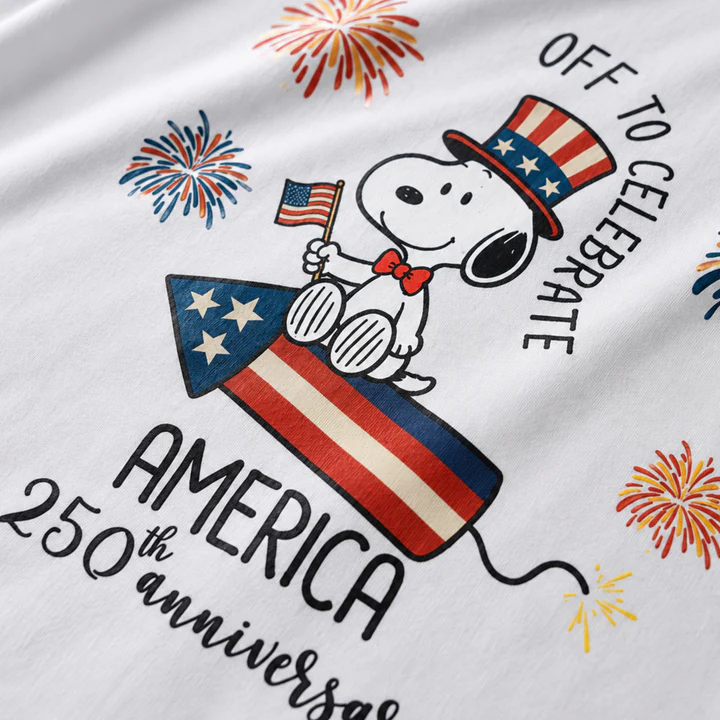 Off To Celebrate America 250th Anniversary Fireworks T-Shirt