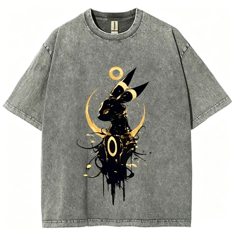Umbreon Unisex Vintage Washed Tee