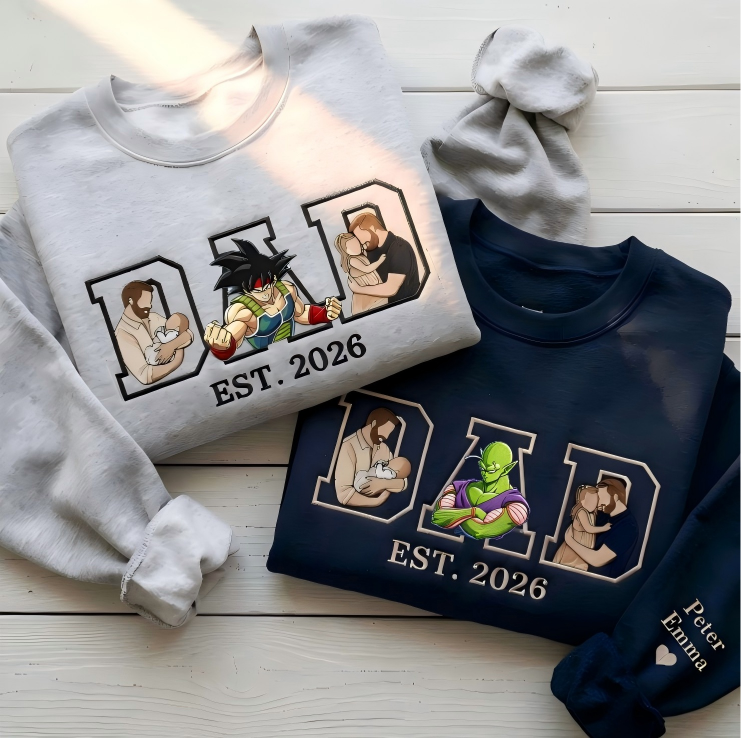 Personalized DAD Portrait Crewneck