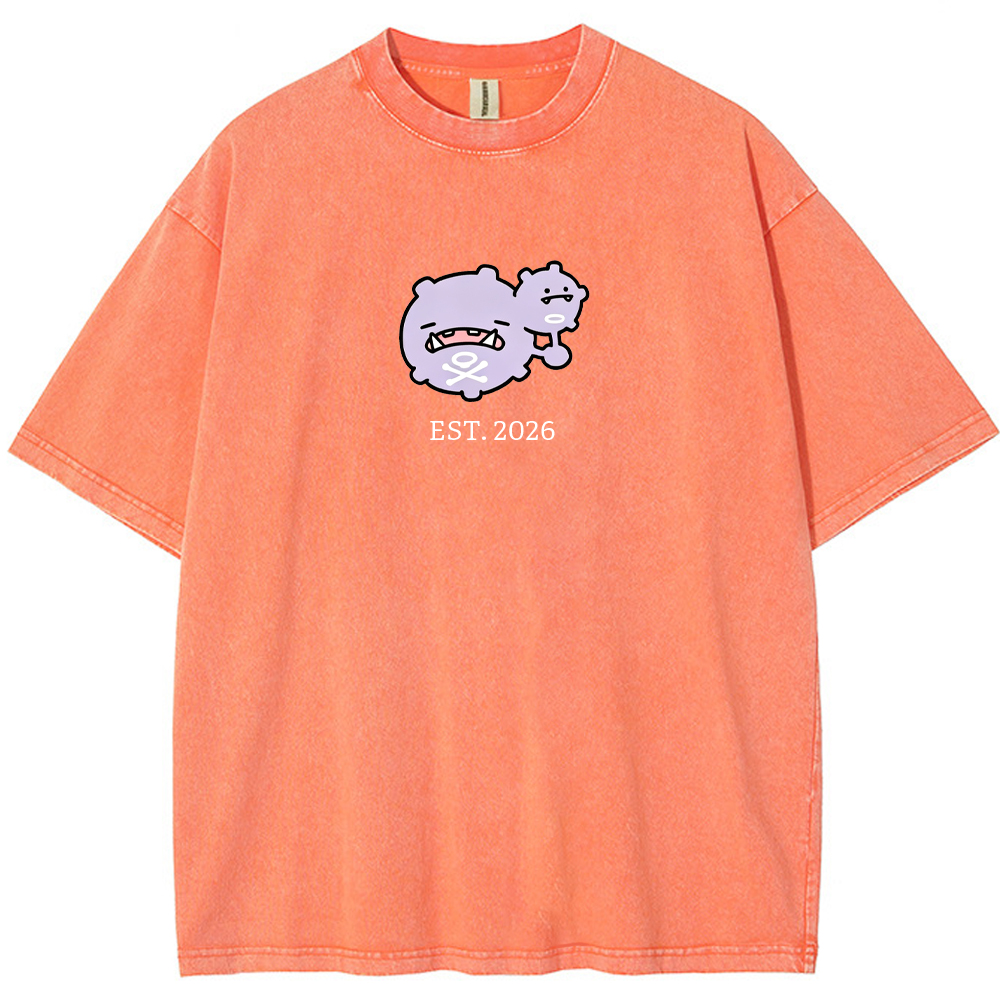 Cute Parent & Kid Koffing Vintage Washed T-Shirt