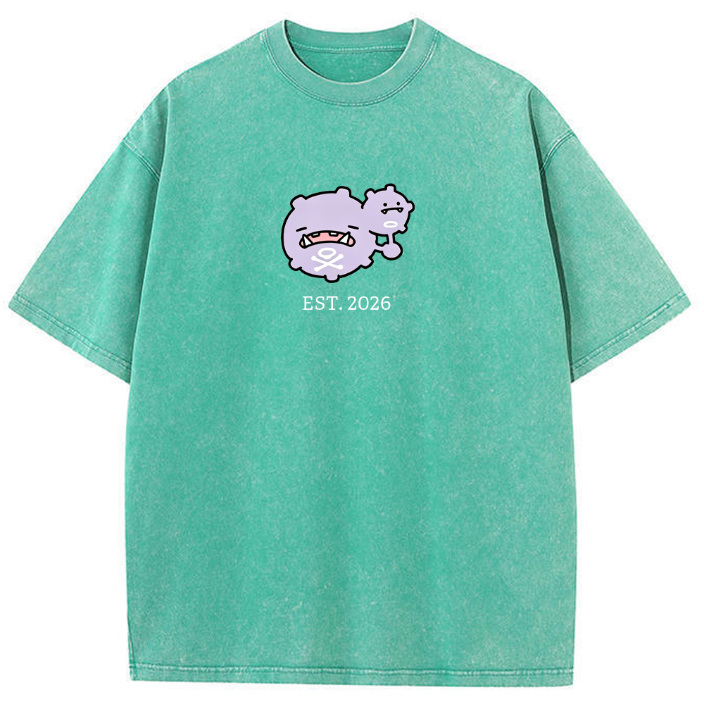 Cute Parent & Kid Koffing Vintage Washed T-Shirt