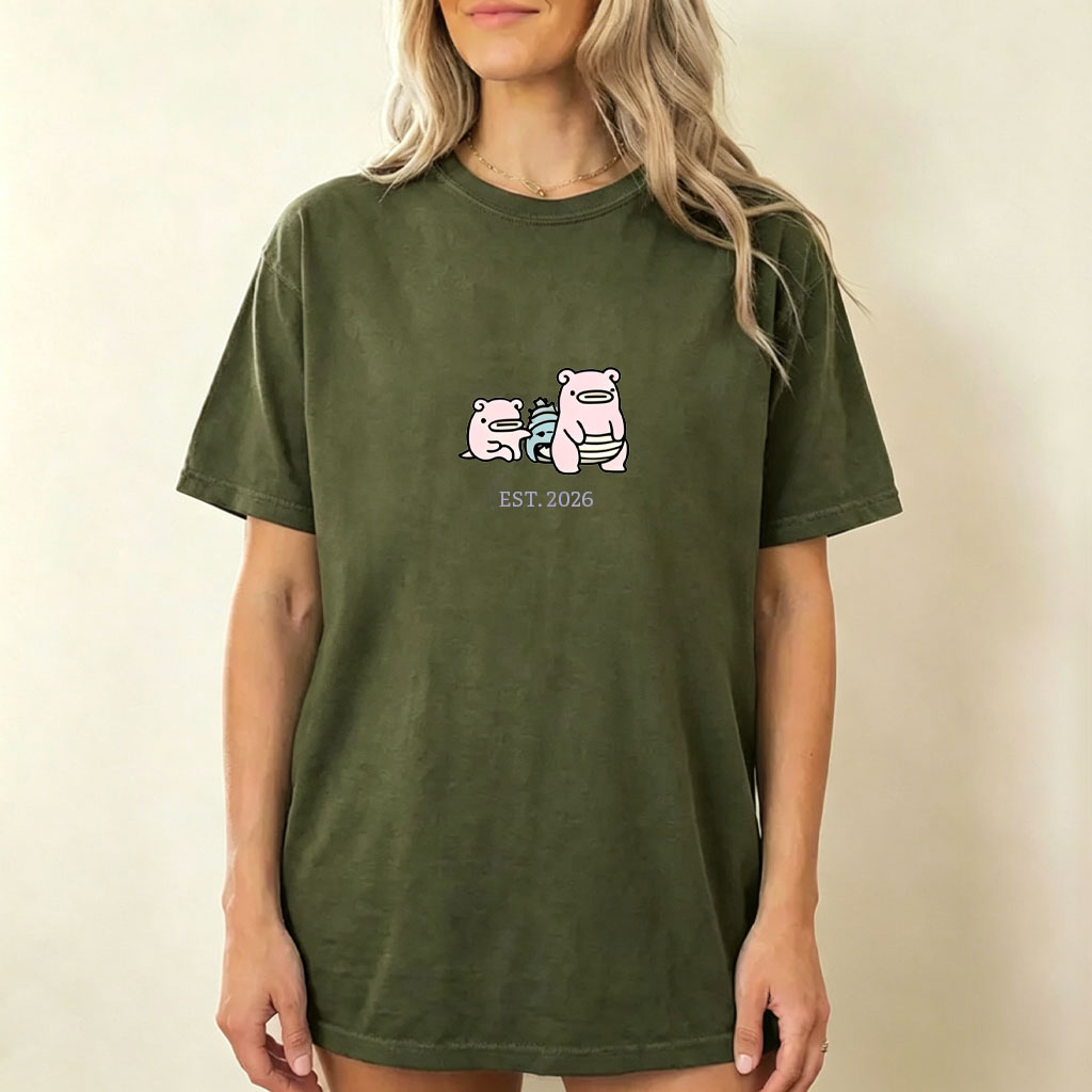 Cute Parent & Kid Slowbro Vintage Washed T-Shirt