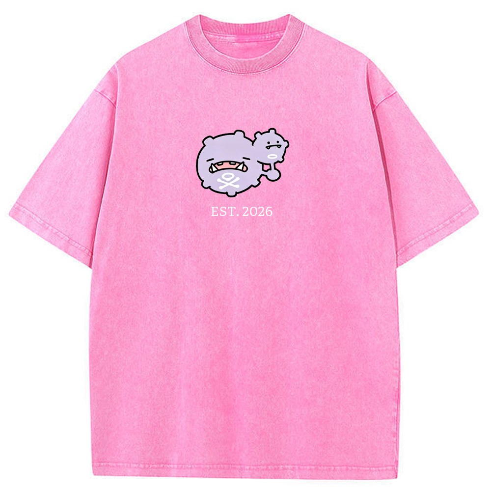 Cute Parent & Kid Koffing Vintage Washed T-Shirt
