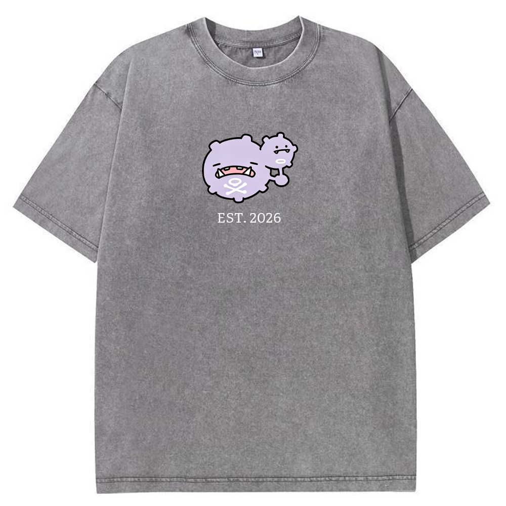 Cute Parent & Kid Koffing Vintage Washed T-Shirt
