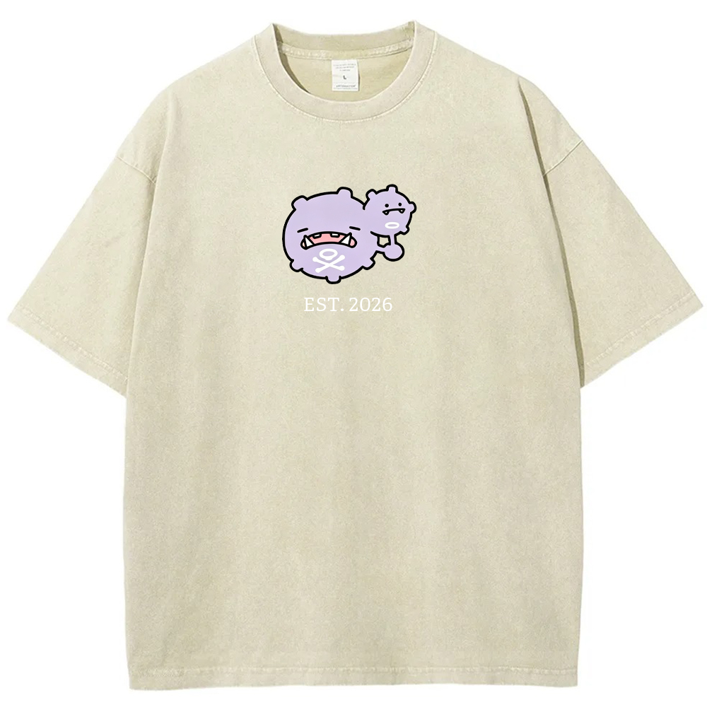 Cute Parent & Kid Koffing Vintage Washed T-Shirt