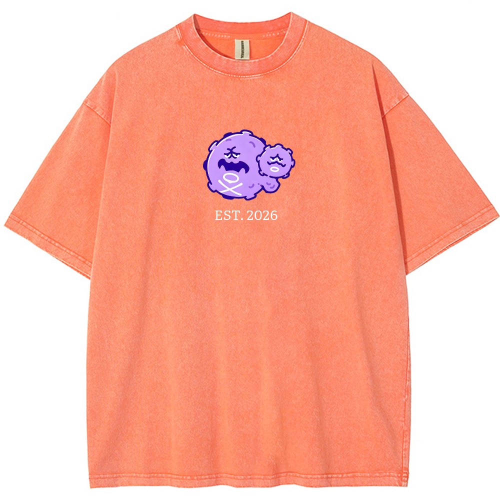 Cute Parent & Kid Koffing Vintage Washed T-Shirt