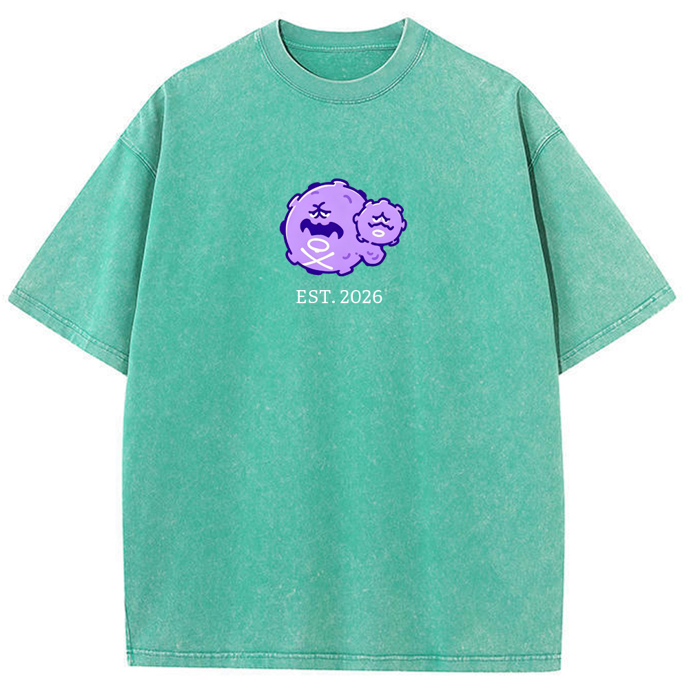 Cute Parent & Kid Koffing Vintage Washed T-Shirt
