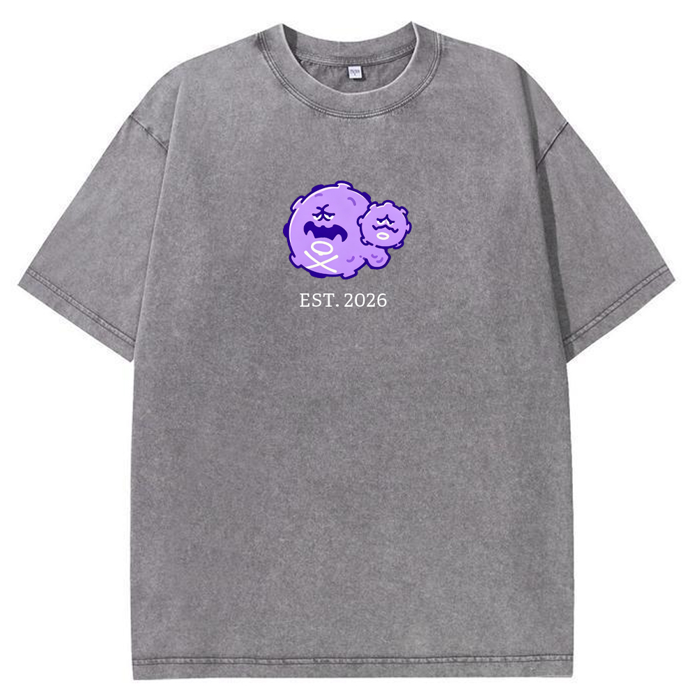 Cute Parent & Kid Koffing Vintage Washed T-Shirt