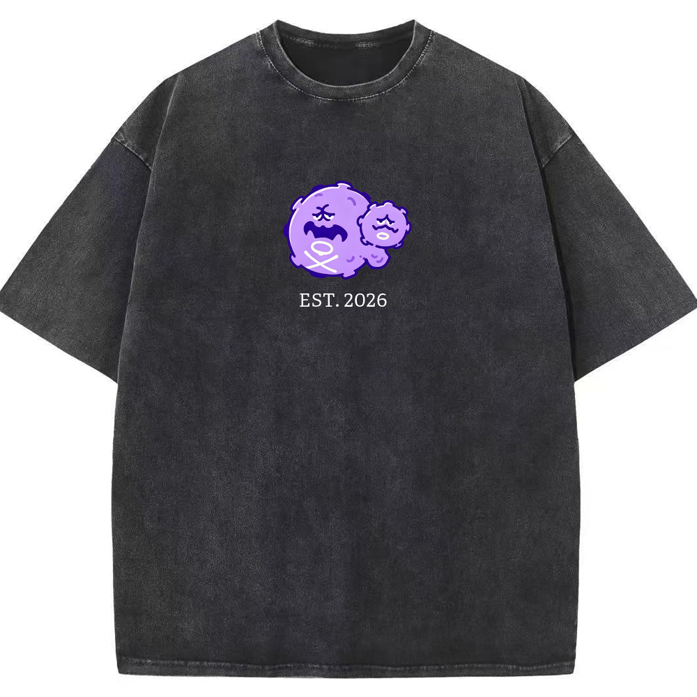 Cute Parent & Kid Koffing Vintage Washed T-Shirt