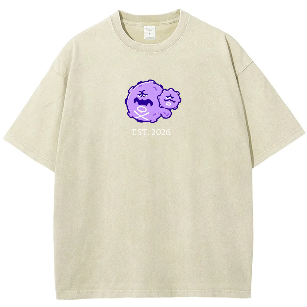 Cute Parent & Kid Koffing Vintage Washed T-Shirt
