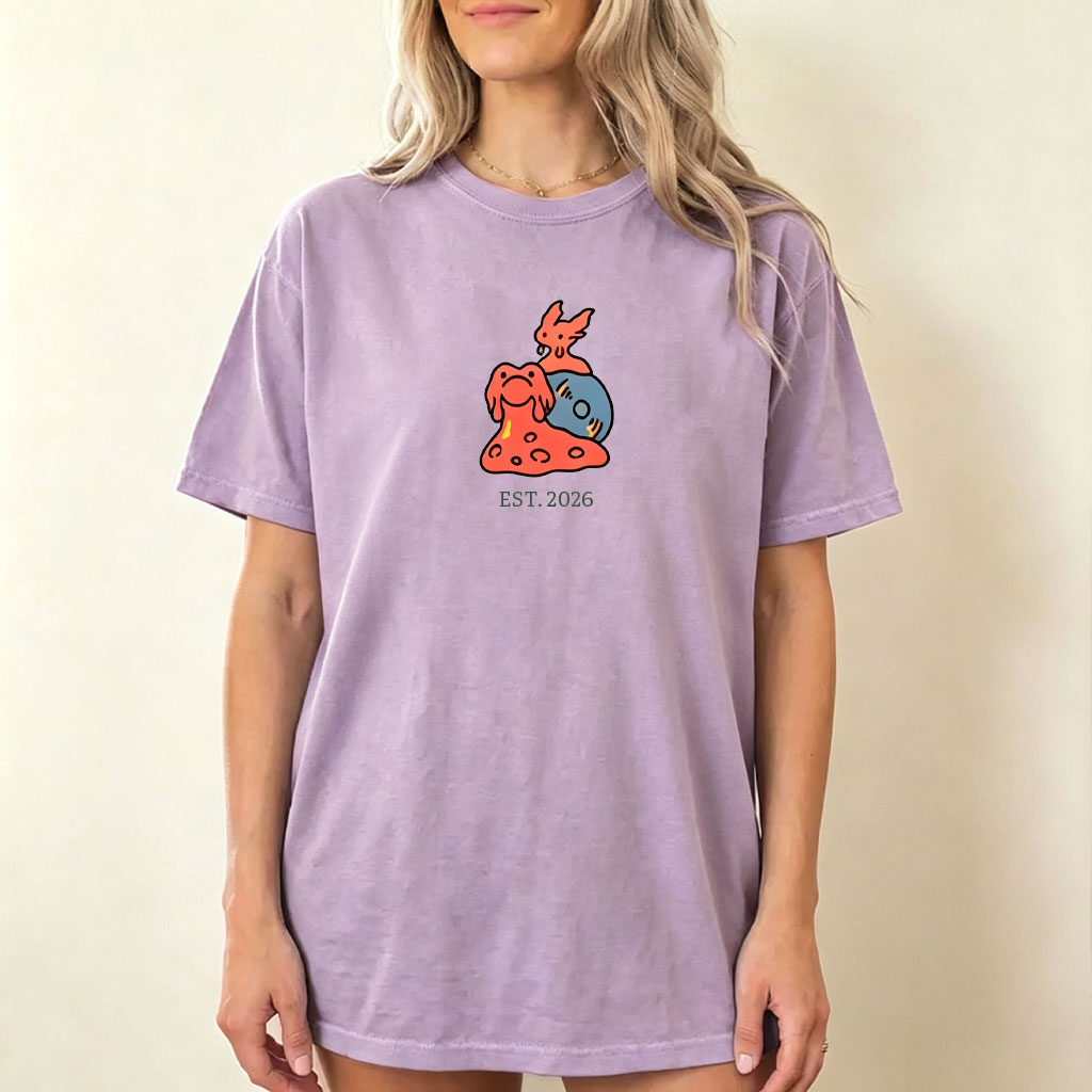 Cute Parent & Kid Slugma Vintage Washed T-Shirt