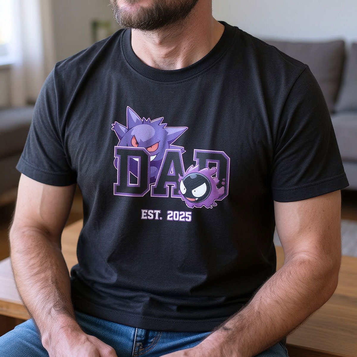 Personalized Pokemon Dad Shirt