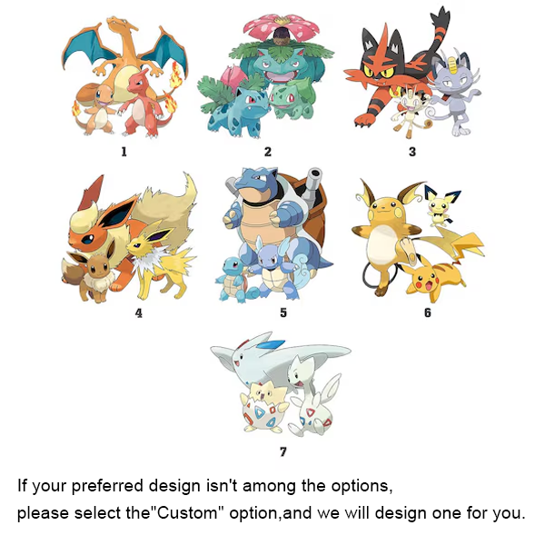 Custom Pokemon Dad Shirt with Kids Names