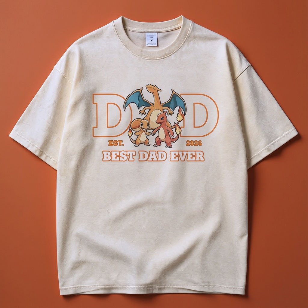 Custom Pokemon Dad Shirt