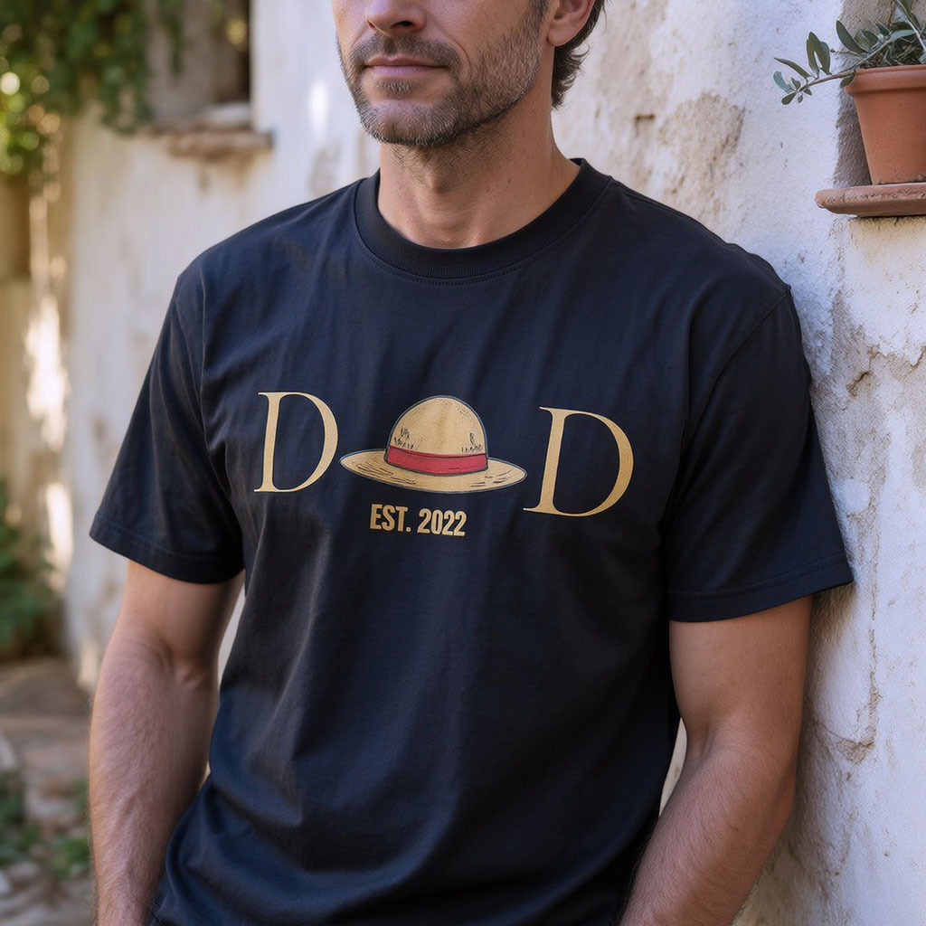 Personalized Custom Anime Dad Print Tee