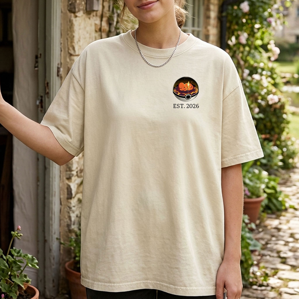 Expectant Mother EST. Maternity Tee | Baby On The Way Pregnancy Shirt
