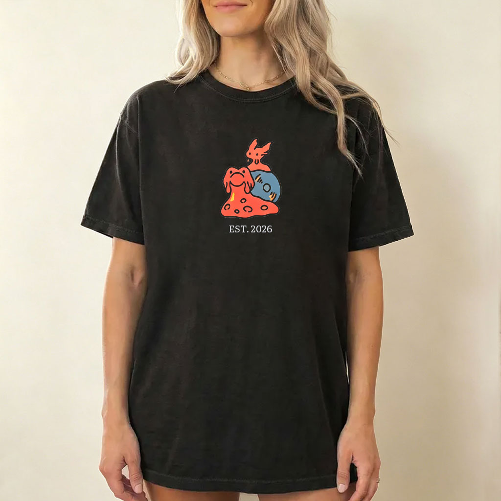 Cute Parent & Kid Slugma Vintage Washed T-Shirt