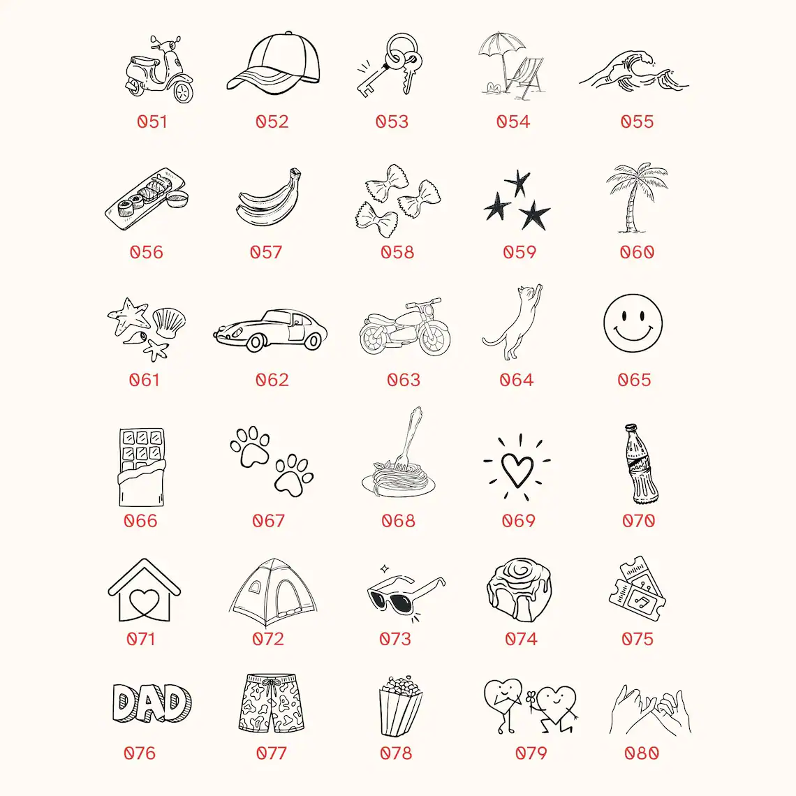This Is Me Personality Doodle Shirt, Favourite Things
