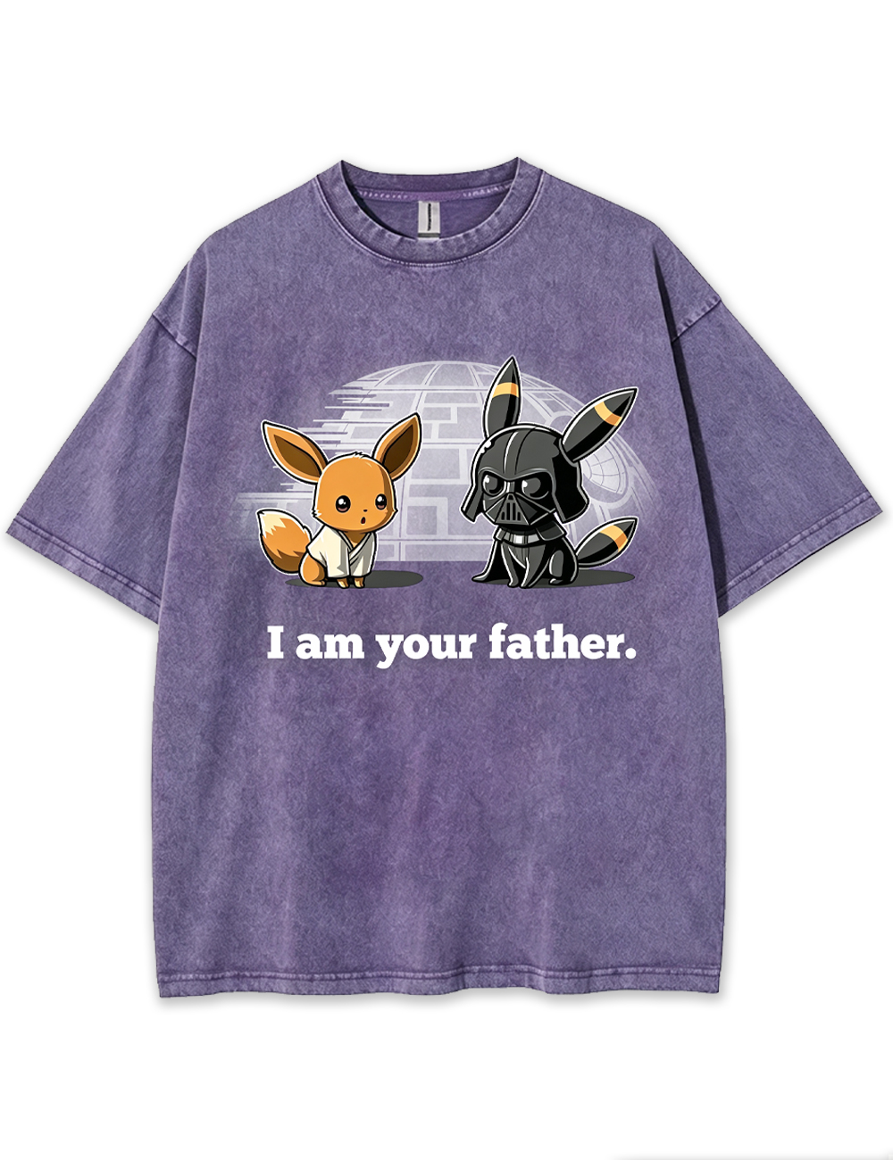 Star Wars Eevee Duo Cartoon Tee | Pokemon Anime
