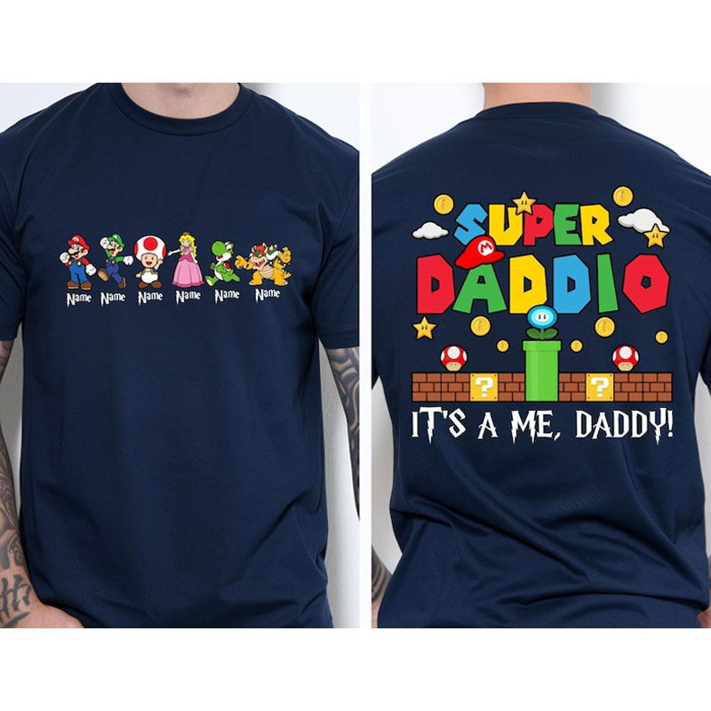 Personalized Super Daddio Shirt