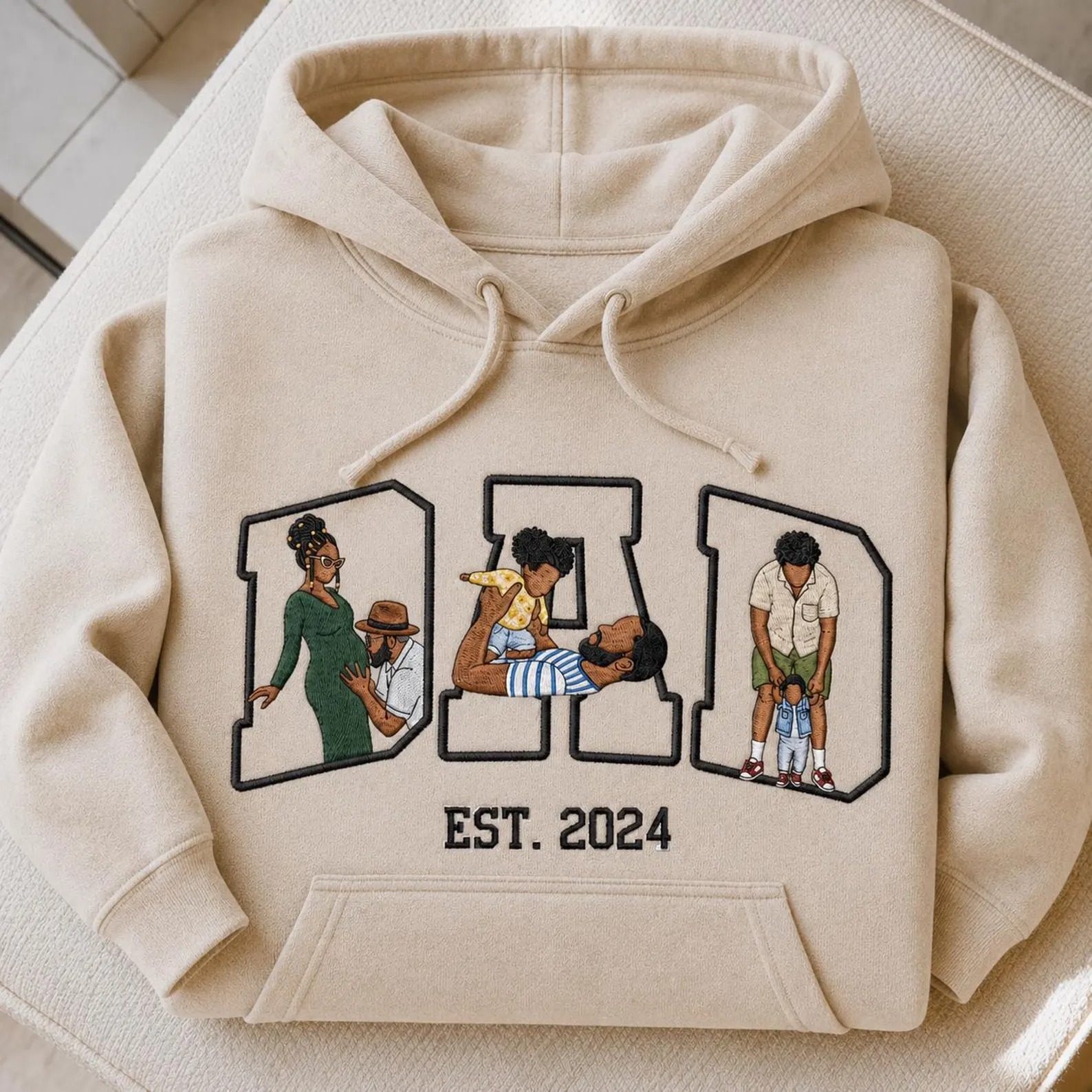 Personalized DAD Portrait Crewneck