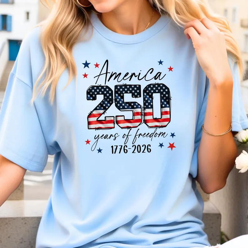 USA 250th Anniversary Shirt, 4th July Tee, USA 250th Anniversary Independence Day Shirts