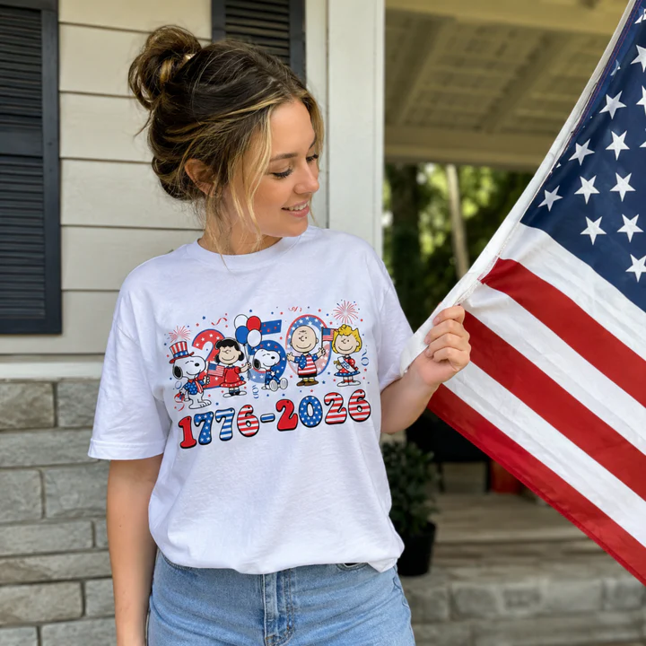 America 250 Years 1776-2026 Patriotic Friends Party T-Shirt