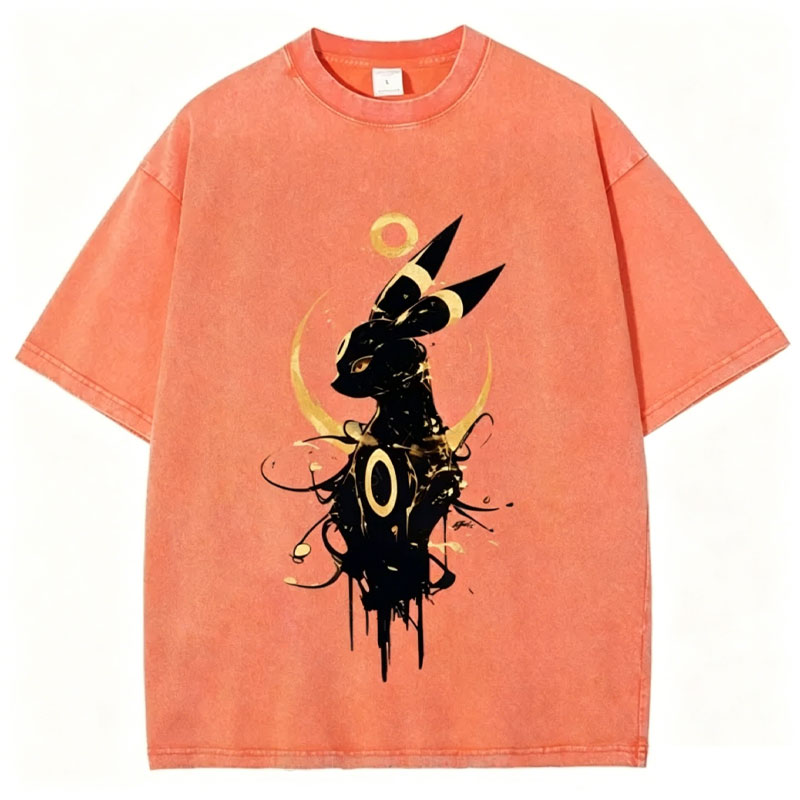 Umbreon Unisex Vintage Washed Tee