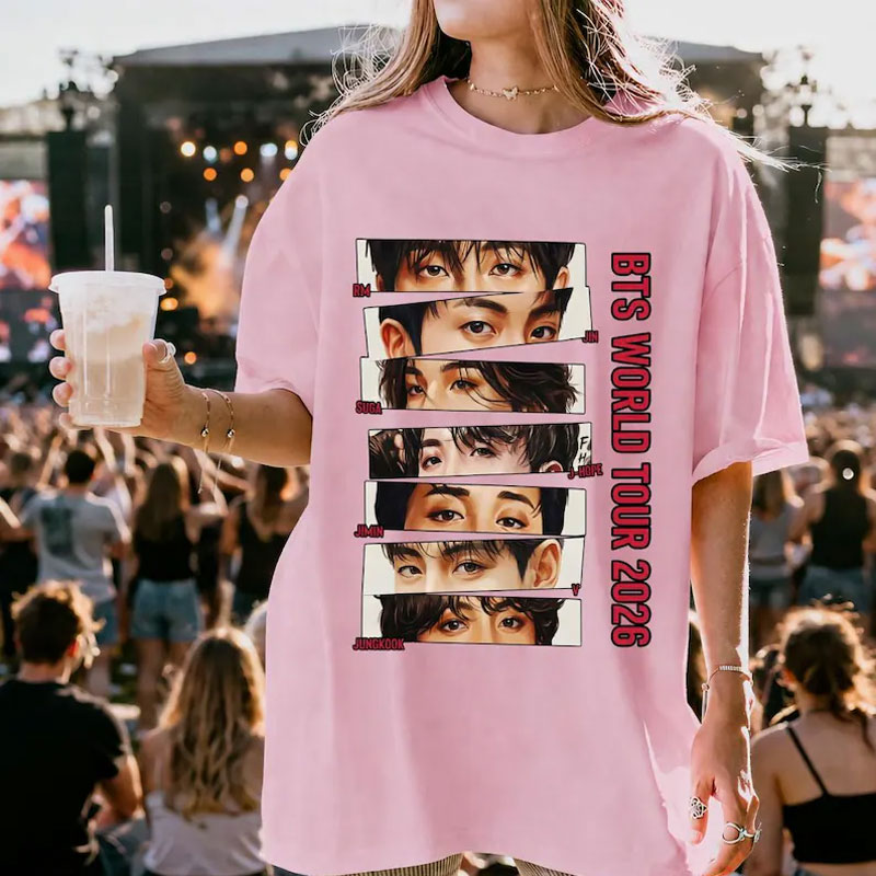 BTS Arirang World Tour Shirt, Fan Inspired Concert Tee