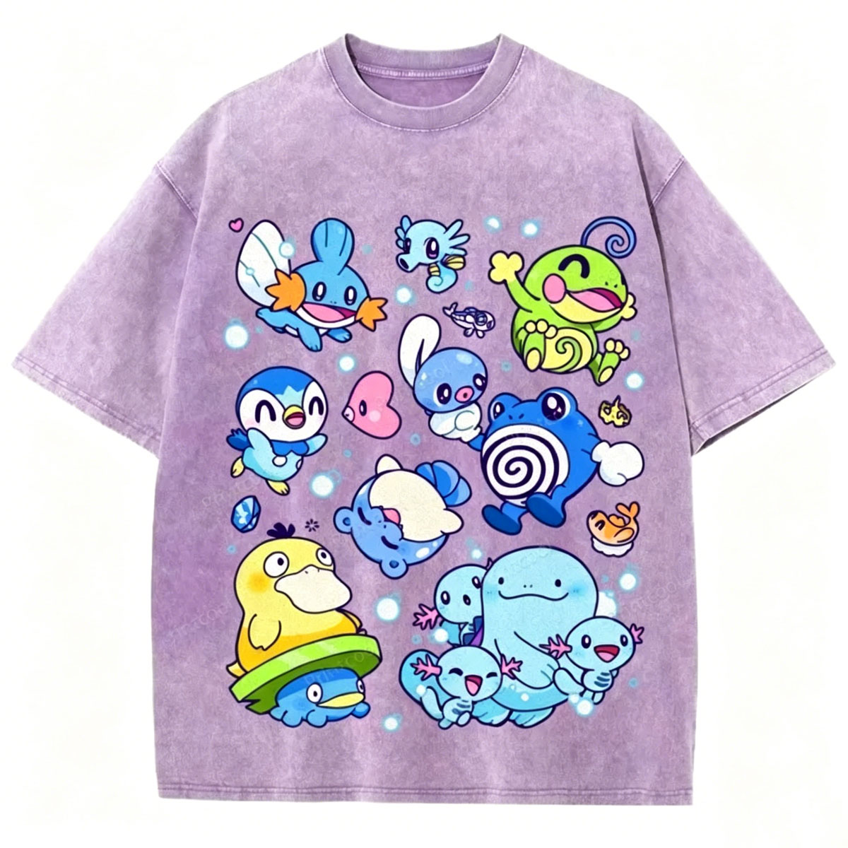 Pokémon Weaving Unisex Vintage Washed Tee