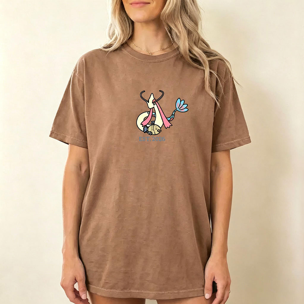 Cute Parent & Kid Milotic Vintage Washed T-Shirt