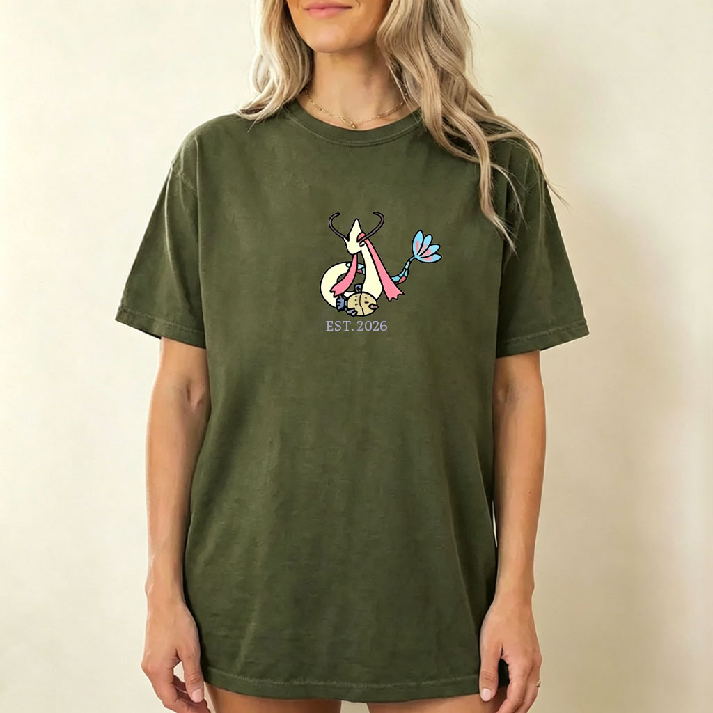 Cute Parent & Kid Milotic Vintage Washed T-Shirt