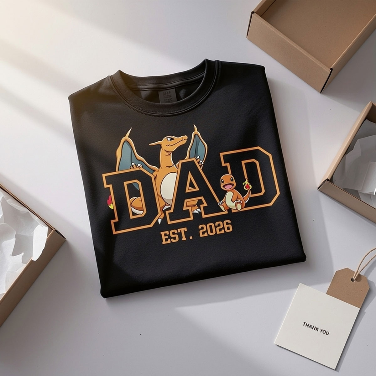 Personalized Pokemon Dad Shirt
