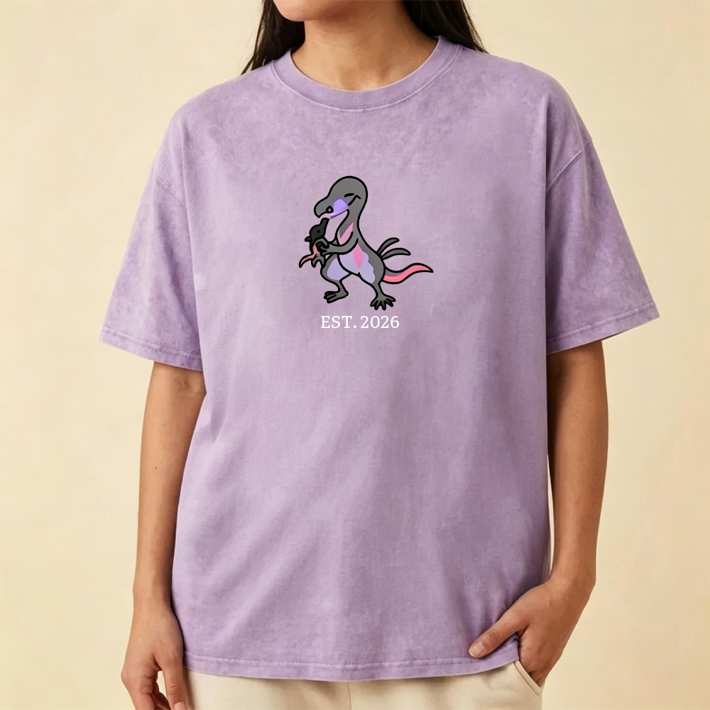 Cute Parent & Kid Salandit Vintage Washed T-Shirt