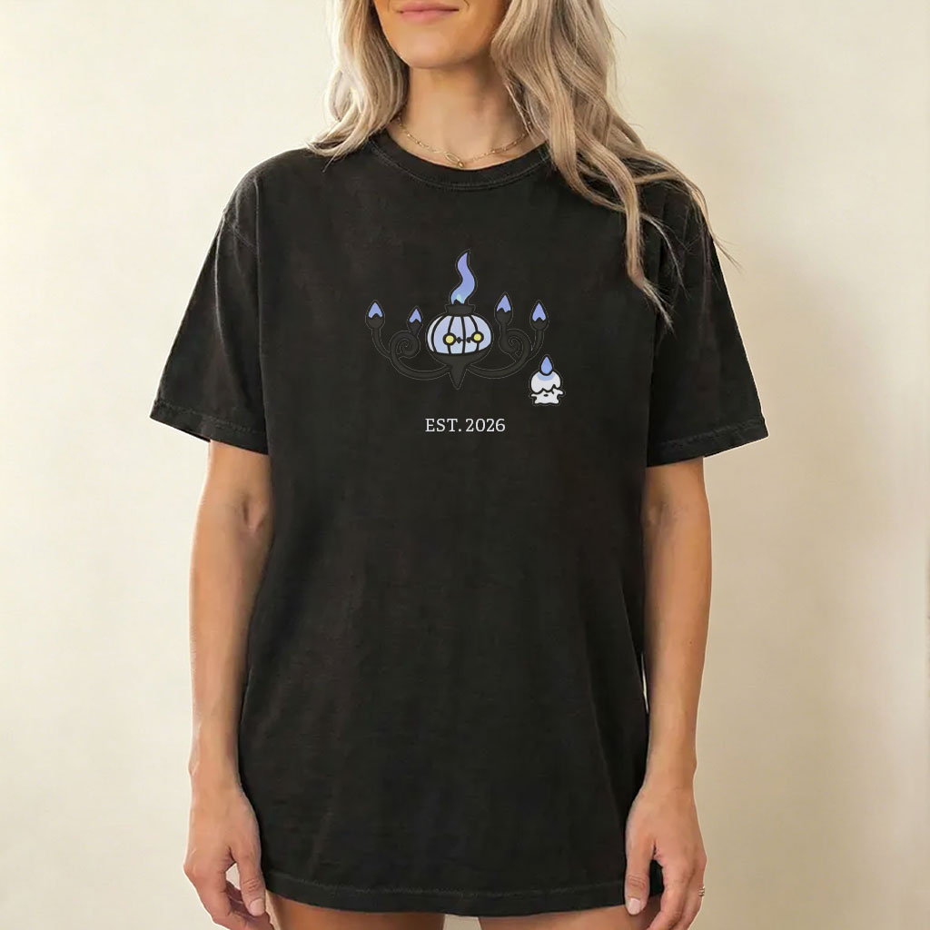 Cute Parent & Kid Chandelure Vintage Washed T-Shirt
