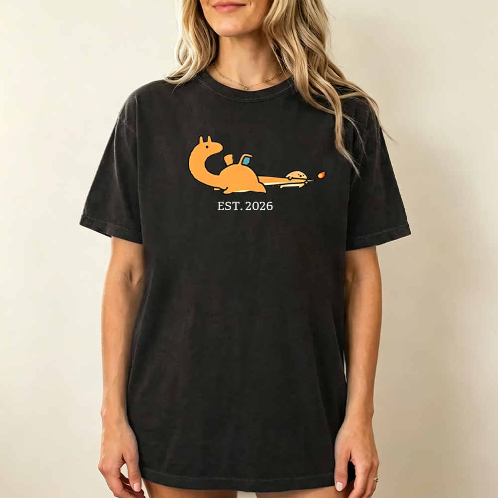 Cute Parent & Kid Dragonite Vintage Washed T-Shirt