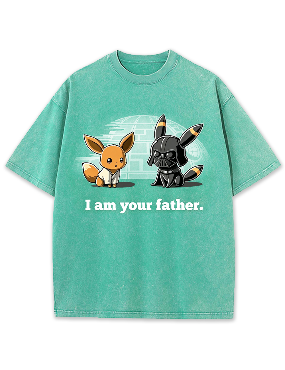 Star Wars Eevee Duo Cartoon Tee | Pokemon Anime