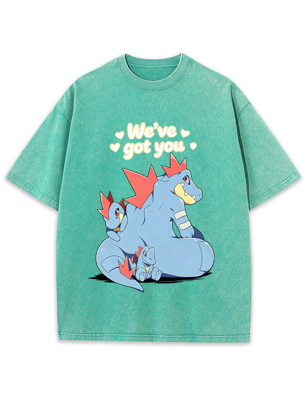 Parent & Kid Feraligatr Family Protect Vintage Washed T-Shirt