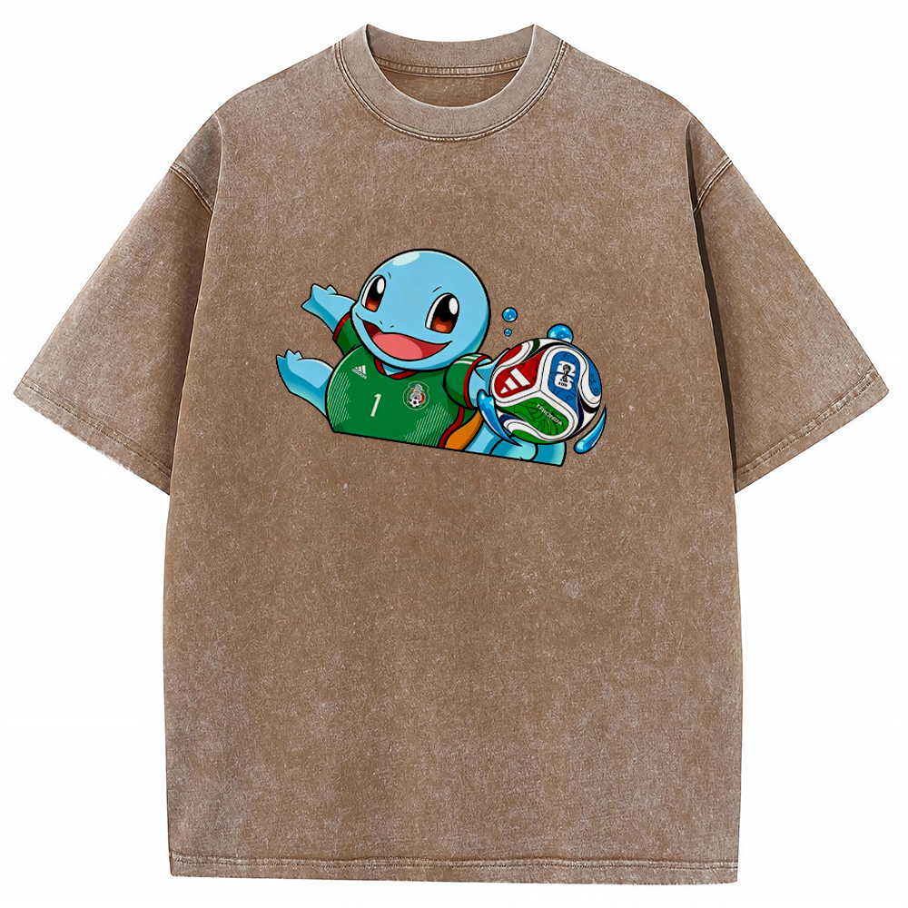 2026 World Cup Pokemon Mexico Squirtle Graphic Tee