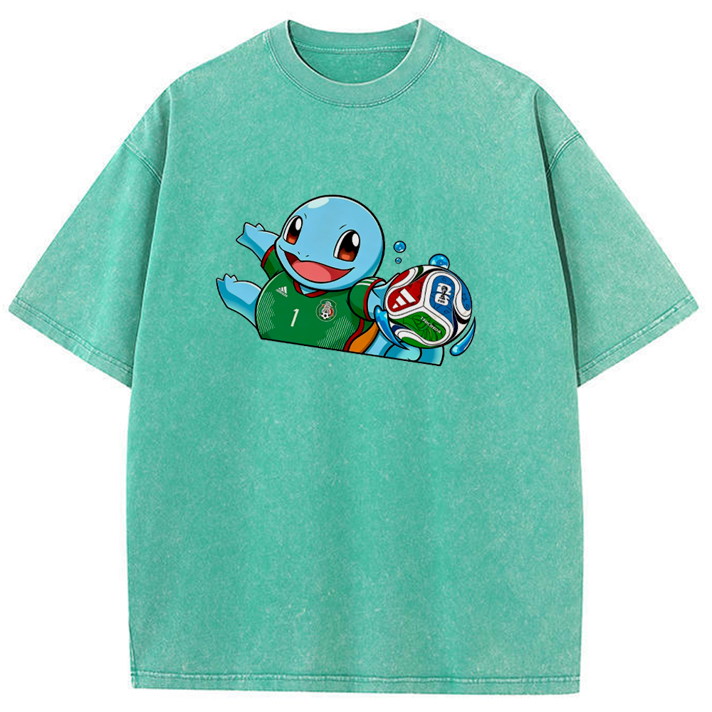 2026 World Cup Pokemon Mexico Squirtle Graphic Tee