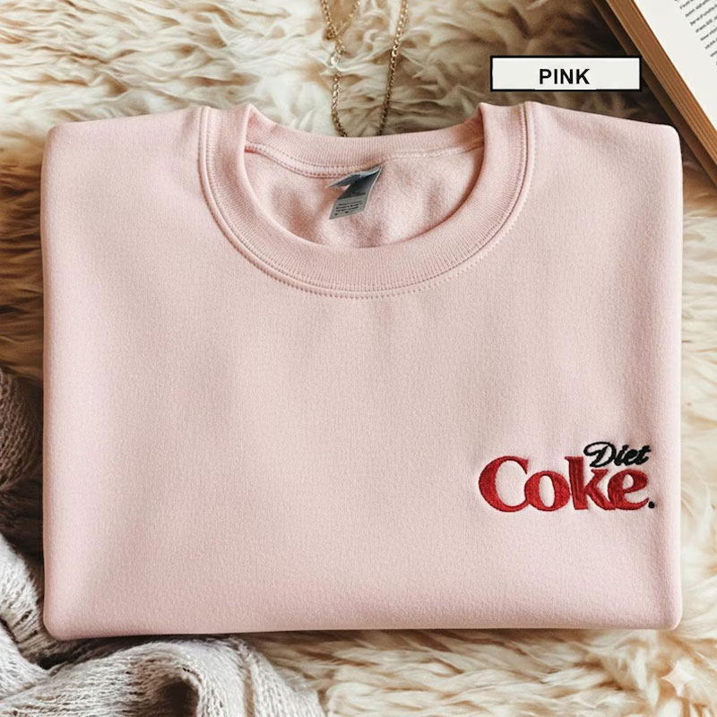 Diet Coke Embroidered Sweatshirt