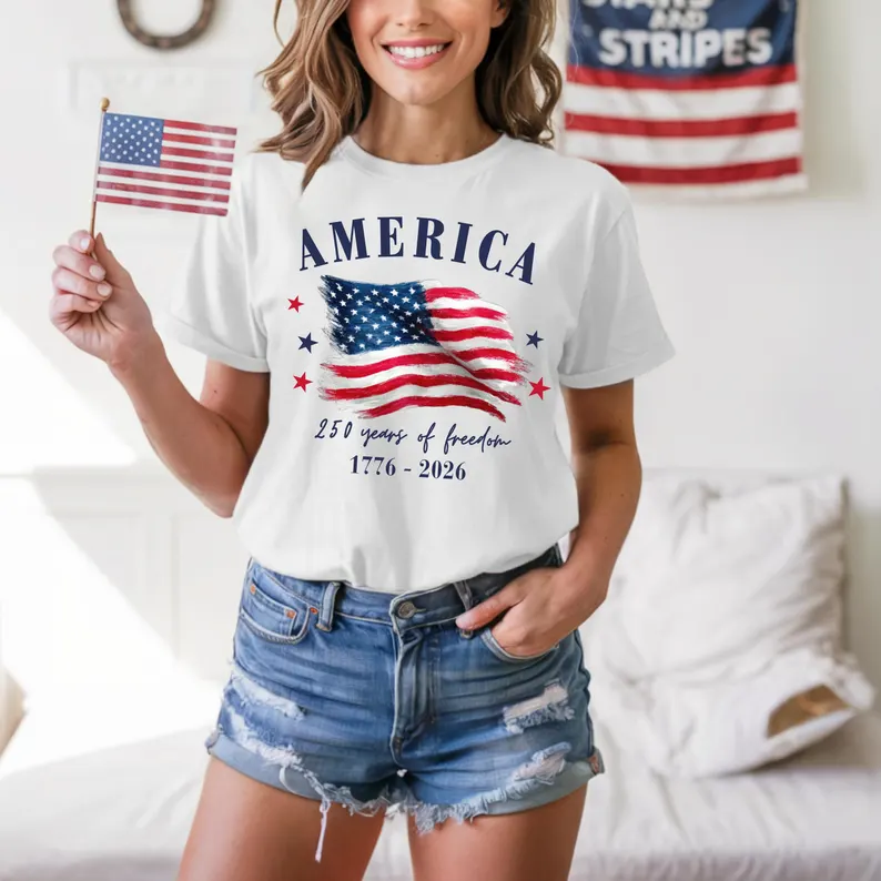 USA 250th Anniversary Shirt, 4th July Family Shirts