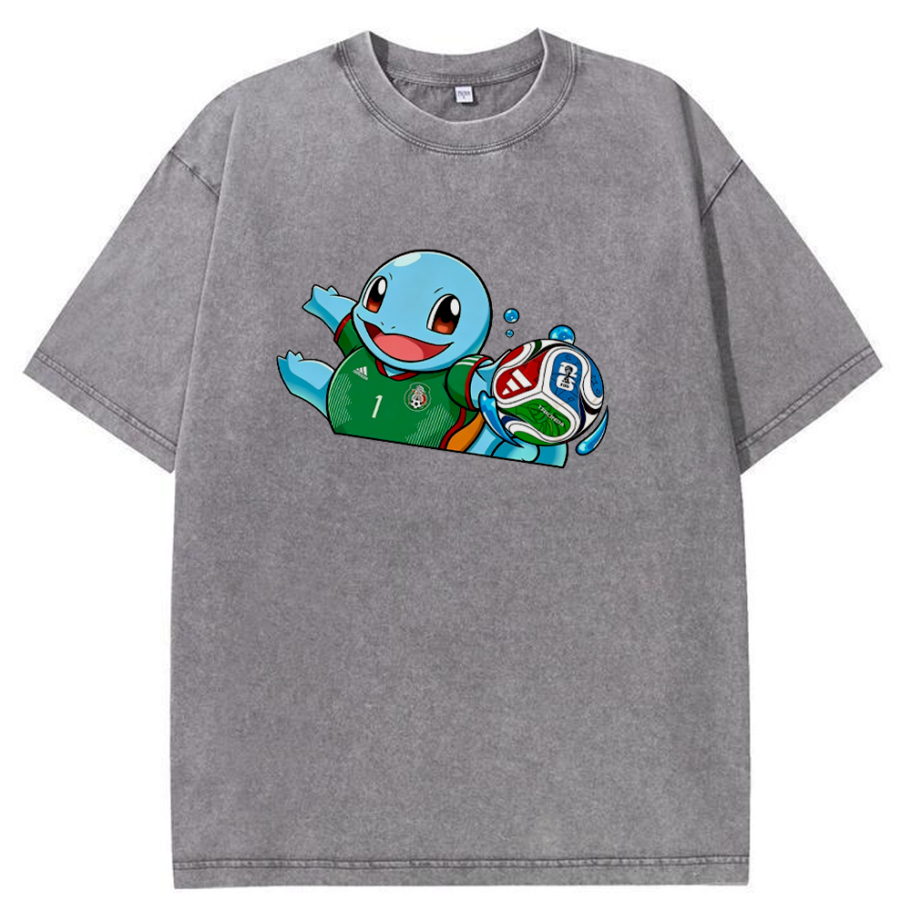2026 World Cup Pokemon Mexico Squirtle Graphic Tee
