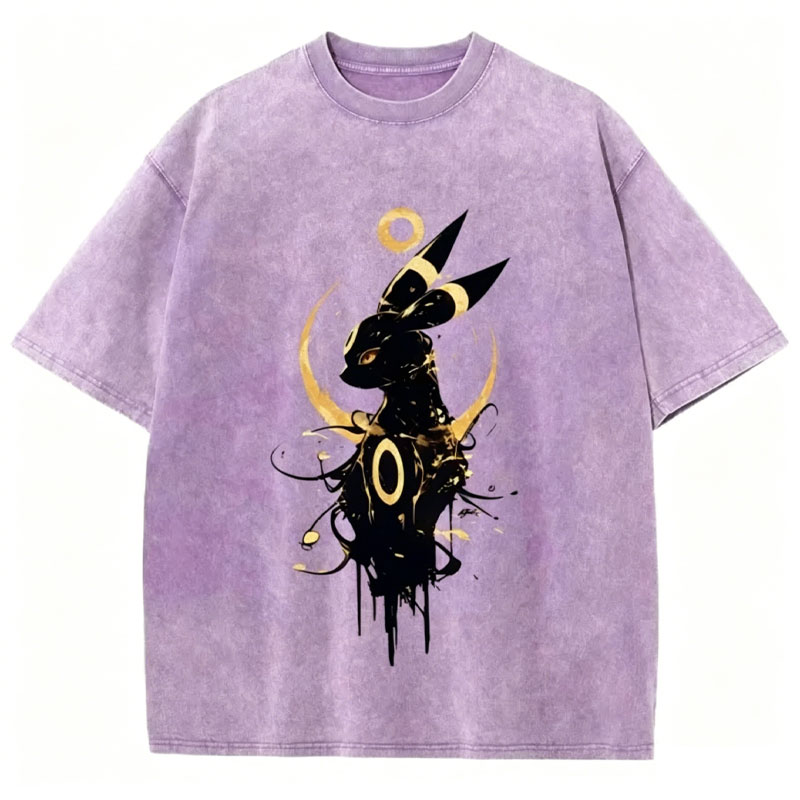 Umbreon Unisex Vintage Washed Tee