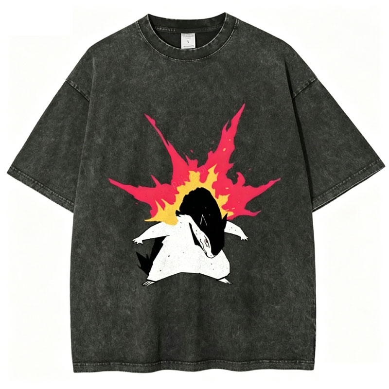 Pokémon Typhlosion Unisex Vintage Washed Tee