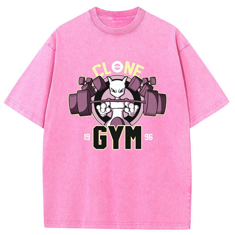 Grunge Ghost Gym Gengar Wash Vintage Tee | Pokemon Anime