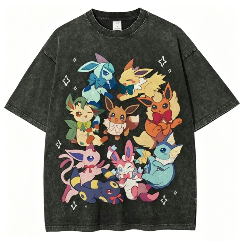 Eevee Unisex Vintage Washed Tee